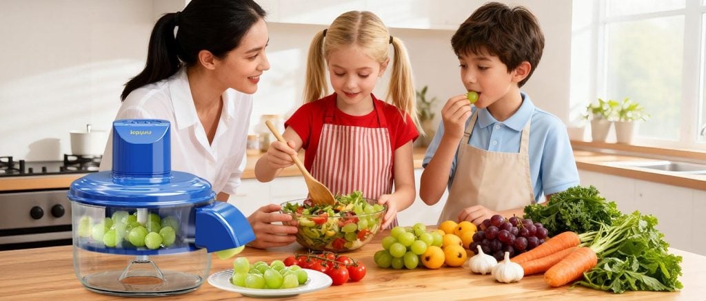 جهاز تقشير الخضر والفواكه بسهولة وبسرعة
